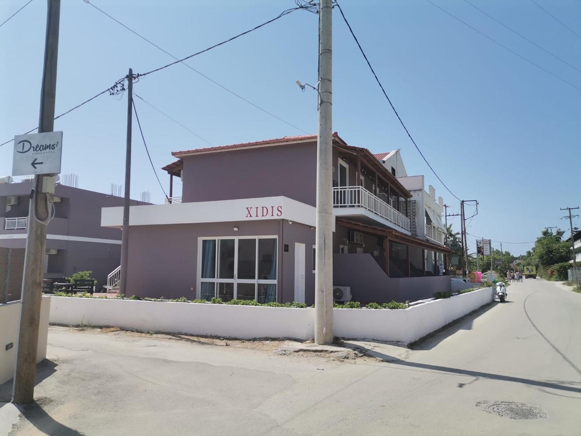 Xidis Hotel Laganas Buitenkant foto