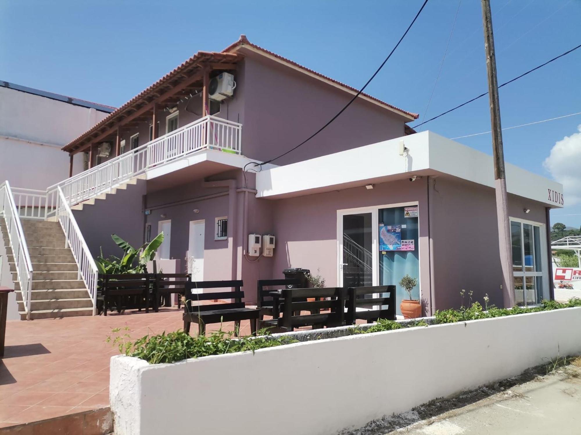 Xidis Hotel Laganas Buitenkant foto